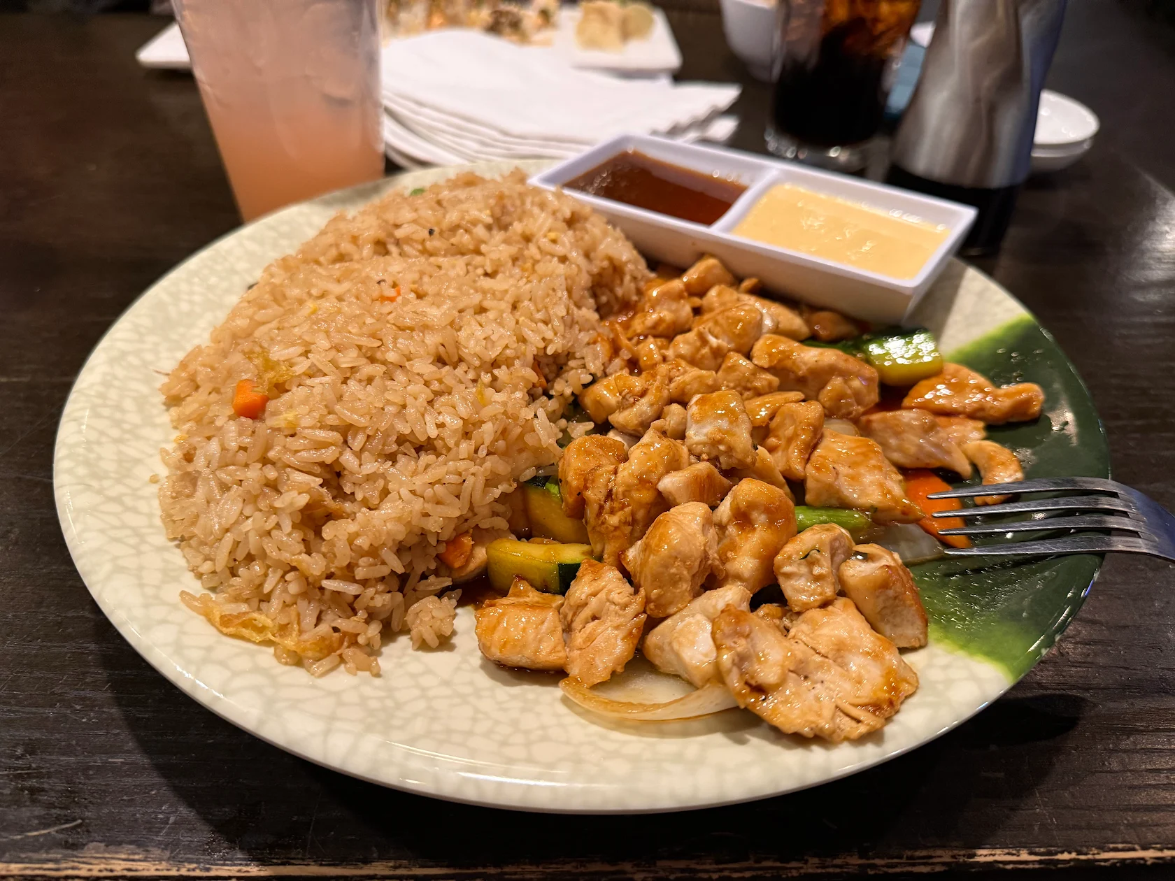 Little Tokyo hibachi chicken entree