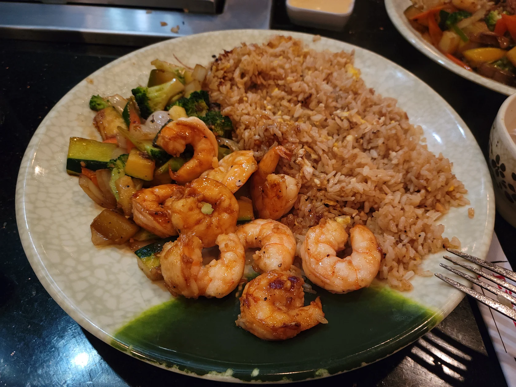 Little Tokyo hibachi shrimp entree