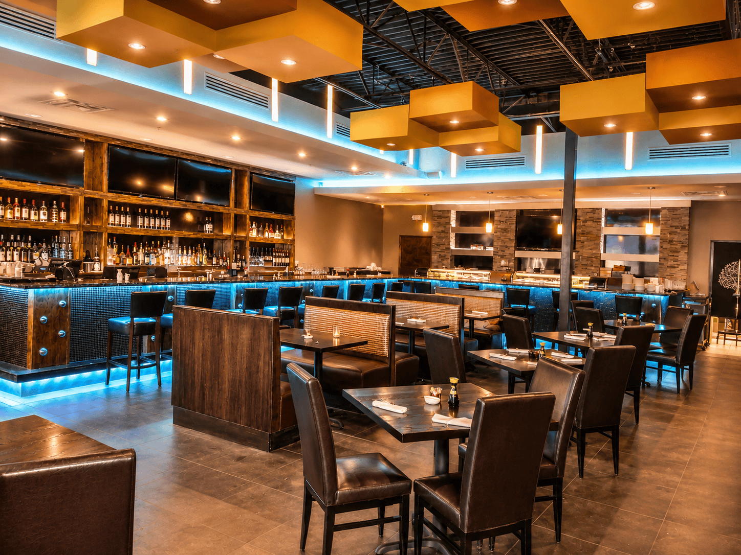 Little Tokyo bar and dining area